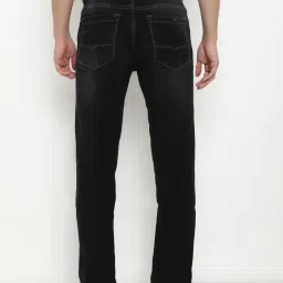 Octave Charcoal Black Cotton Regular Fit Stretchable Jeans image 2