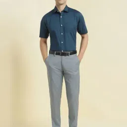 Allen Solly Grey Regular Fit Trousers image 5