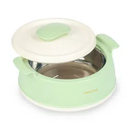 Varmora Roma Insulated Hot Pot Green Plastic Serve Casserole - 1.1 L image 3