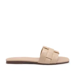 Carlton London Women's Beige Casual Sandals image 3