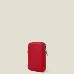 Accessorize London Red Solid Phone Case image 3