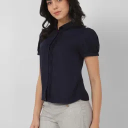 Van Heusen Navy Regular Fit Shirt image 3