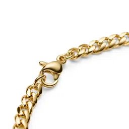 LITCHI Men Gold-Tone Link Bracelet image 2