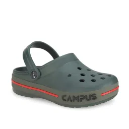 Campus Men's GC-4004 Olive Back Strap Clogs image 2