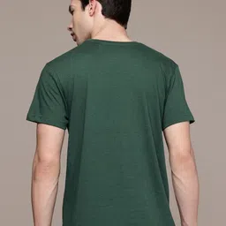 Moda Rapido Men Regular Fit Typography Printed Round Neck Cotton T-shirt image 2