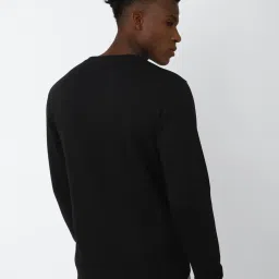 Reebok Jet Black Regular Fit Sports Jacket image 2