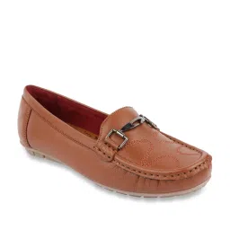 MediFeet Women's Tan Casual Loafers image 2