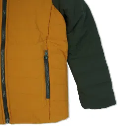 Bodycare Boys Mustard Cotton Color Block Jacket image 3