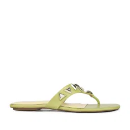 Inc.5 Women's Green Thong Sandals image 3