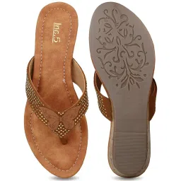 Inc.5 Women's Tan Thong Sandals image 3