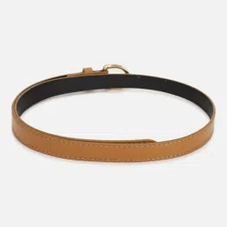 Van Heusen Brown Leather Textured Casual Belt for Women image 3