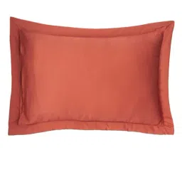 Maspar Hues Nouveau Tradition Kaleen Global Red & Beige Cotton 300 TC Pillow Sham - Set of 2 image 3