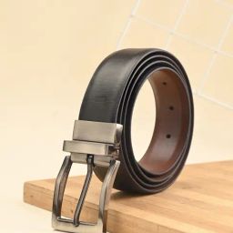 Clog London Black & Brown Leather Reversible Formal Belt-picture-47