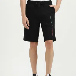 United Colors of Benetton Black Regular Fit Shorts-image-51