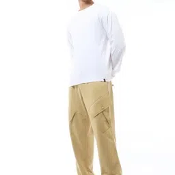 Bewakoof Brown Loose Fit Joggers image 5