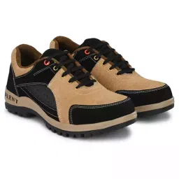 Armaduro Steel Toe Safety Shoes Low Ankle Rubber Sole Tan Full Grain Leather Size UK 10, AD1006-picture-22