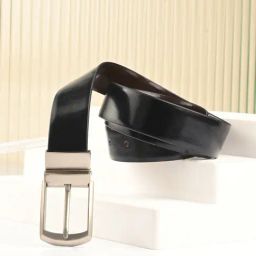 Clog London Black & Brown Leather Reversible Formal Belt-picture-45