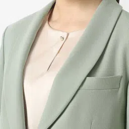 Van Heusen Green Polyester Regular Fit Jacket image 5