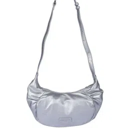 MINI WESST Grey Hobo Bag image 2