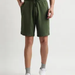 Reebok Green Cotton Regular Fit Sports Shorts-picture-24