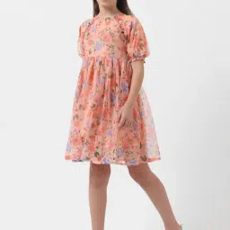 VERO MODA GIRL Pink Floral Print Dress-picture-20