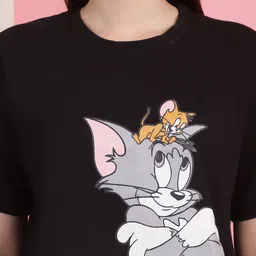 Dreambe Typography Printed Drop-Shoulder Sleeves Pure Cotton Oversized T-shirt image 4