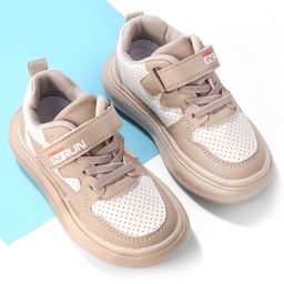 Oh! Pair Casual Shoes with Velcro Closure-  Khaki-picture-19