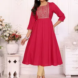 Rangita Women Embroidered Anarkali Kurta-picture-36