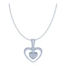 P.C. Chandra Jewellers 14 kt Gold & Diamond Pendant without Chain-picture-25