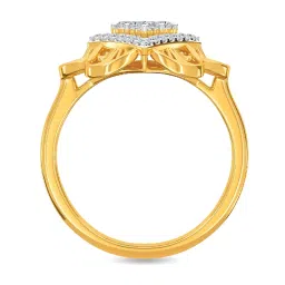 Kisna Diamond & Gold Jewellery Christina 14k (585) Diamond & Gold Ring For Women image 3