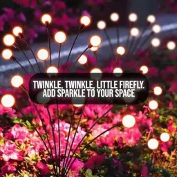 GIGAWATTS Firefly 8 LED Solar Garden Light Warm White, ‎GW-SL05-P041 (Pack of 4 Pcs) image 2