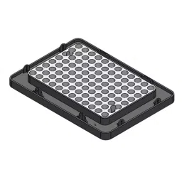 Abdos Aluminium Heating Block 96 Places and 1500 RPM Speed for 0.2 ml / 96 Well PCR Plate, E11343-picture-23