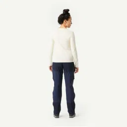Forclaz by Decathlon Navy Blue Plain Trekking Pants image 3