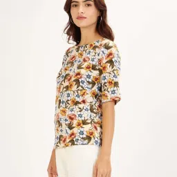 SALT Attire Multicolored Floral Top image 3