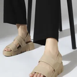 Inc.5 Women's Beige Sling Back Wedges-image-6