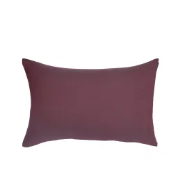 Maspar Solid Red 300 Cotton Standard Pillow Case Set image 3