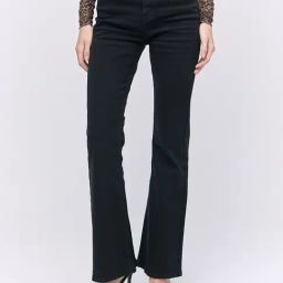 Cover Story Black Mid Rise Regular Fit Jeans-picture-7