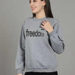 Gracit Grey Printed Sweatshirt image 3