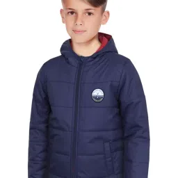 Allen Solly Junior Navy Logo Full Sleeves Jacket image 3