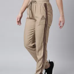 showoffff SHOWOFF Brown Regular Fit Trackpants image 3