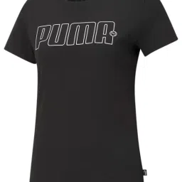 Puma Black Graphic Print Regular Fit Rebel Tee-picture-20