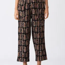 Fabindia Black Printed Palazzos-image-21