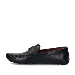 BAGATT Men's Hexa Black Casual Loafers image 3