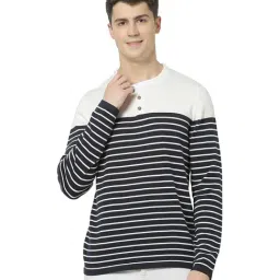 celio* Navy Striped Sweater-image-13