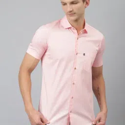 Thomas Scott Pink Regular Fit Cotton Shirt-picture-20