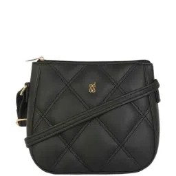 Baggit Black Quilted Medium Sling Handbag-picture-12