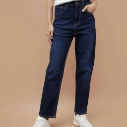 Fame Forever By Lifestyle Dark Blue Cotton Regular Fit Jeans-picture-19