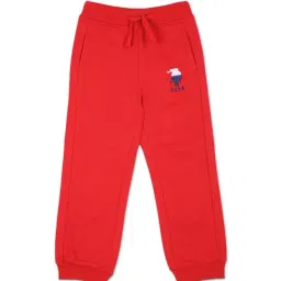 U.S. Polo Assn. Kids Red Solid Joggers-picture-40