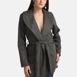 Kazo Shawl Collar Cape With Belt image 1