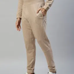 Slowave Beige Regular Fit Joggers image 3